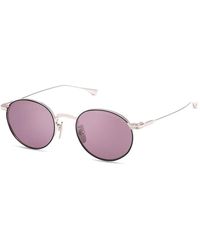Dita Eyewear - Accessoires ,Zwart ,Journey-Two Zonnebril Zilver Zwart/Prune - Lyst