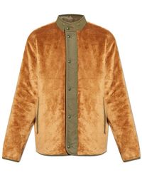 Moncler - Jassen ,Bruin ,Polyester Omkeerbare Jas Rentigant - Lyst