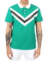 John Richmond - Tops ,Groen ,Katoen Wimbledon Polo Shirt - Lyst