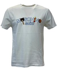Moschino - Lässiges baumwoll t-shirt - Lyst