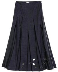 Alysi - Midi Skirts - Lyst