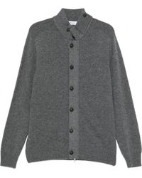 Gran Sasso - Gebreid Vest Met Hoge Kraag En Knopen - Lyst