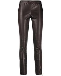 P.A.R.O.S.H. - Leather Trousers - Lyst