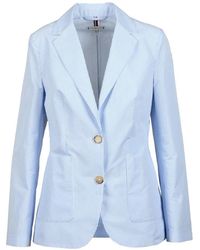 Tommy Hilfiger - Stilvolle Jacke Baumwolle Polyester Mix - Lyst