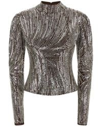 Rabanne - Long Sleeve T-Shirts - Lyst