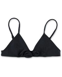 Coperni - Badmode ,Zwart ,Tweed Flower Bikini Set - Lyst