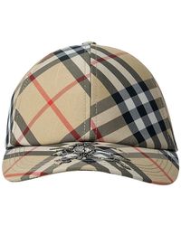 Burberry - Accessoires ,Polyester Twill Logo Baseball Cap - Lyst