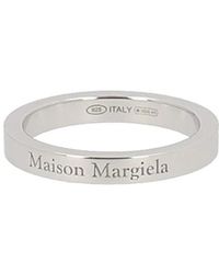 Maison Margiela - Logo Reference Ring 3 Mm - Lyst