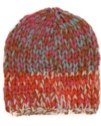 Roberto Collina - Accessoires ,Veelkleurig ,Wol Alpaca En Wol Blend Muts - Lyst