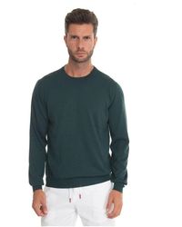 Kiton - Ausgewaschener rundhalspullover - Lyst