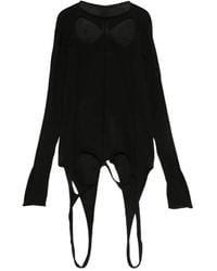 Rick Owens - Oversized Schwarzer Pullover - Lyst