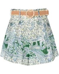 Zimmermann - Pantalones cortos Ottie Tuck - Lyst