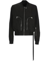 Rick Owens - Bauhaus Flight Bomber Jacket - Lyst