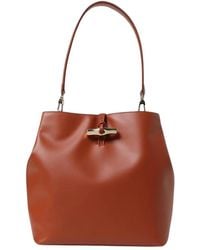 Longchamp - Le Pliage Cuir S Ledertasche Mit Schulterriemen - Lyst