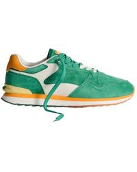 HOFF - Grüne wildleder sneakers - Lyst
