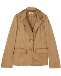 Oltre - Jas Met Nubuck-Effect - Lyst