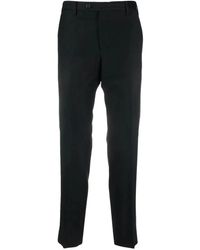 BRIGLIA - Pantaloni chino neri in misto lana-cashmere - Lyst