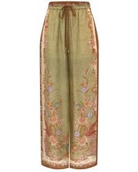 Zimmermann - Indra Relaxed Pant - Lyst