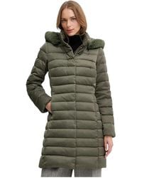 Geox - Jassen ,Groen ,Leer Bettanie Down Jacket - Lyst