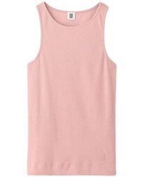 By Malene Birger - Geripptes tanktop amani - Lyst