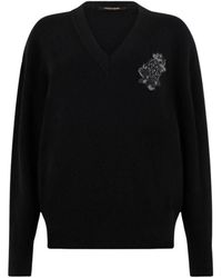 Roberto Cavalli - V-Neck Knitwear - Lyst