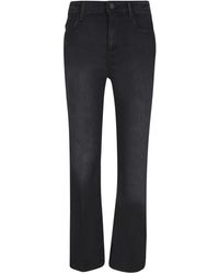 Jacob Cohen - Zwarte Flared Jeans Hoge Taille - Lyst