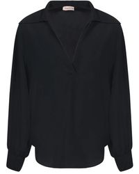Blanca Vita - Topwear nera per donne ss24 - Lyst