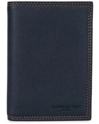 Lancaster - Accessoires ,Blauw ,Leer Leren Kaarthouder Rfid-Blokkerende Portemonnee - Lyst
