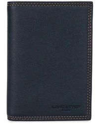 Lancaster - Accessoires ,Blauw ,Leer Leren Kaarthouder Rfid-Blokkerende Portemonnee - Lyst