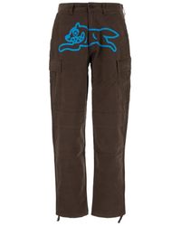 ICECREAM - Kaffeebraune twill-gewebe-panelhose - Lyst