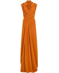 Alberta Ferretti - Kleedjes ,Oranje ,Kleedjes - Lyst