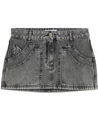 The Attico - Denim Skirts - Lyst