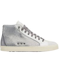P448 - Schoenen ,Grijs ,Leer Skate Pearl - Lyst