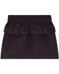 DIESEL - Rokken ,Zwart ,Cargo Pocket Shorts Met Elastische Tailleband - Lyst
