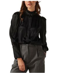 Dea Kudibal - Overhemden ,Zwart ,Roberta Blouse - Lyst