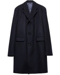 Prada - Single-Breasted Coats - Lyst