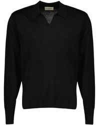 Officine Generale - V-Neck Knitwear - Lyst