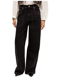 Ba&sh - Jeans ,Zwart ,Katoen Noel Jeans - Lyst