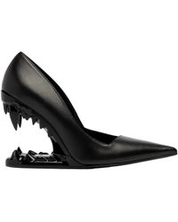 Gcds - Zapatos de tacón elegantes con detalle de morso negro - Lyst