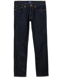 GANT - Slim fit jeans aus baumwollmischung - Lyst