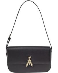 Patrizia Pepe - Schultertasche Mit Insektendetail - Lyst