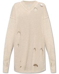 MM6 by Maison Margiela - Round-Neck Knitwear - Lyst