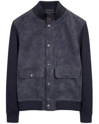 LES HÉRITIERS - Jassen ,Blauw ,Katoen Hst 095 Overshirt - Lyst