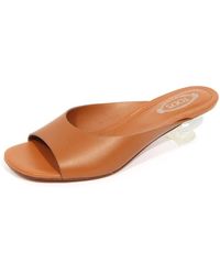 Tod's - Heeled Mules - Lyst