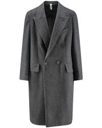 Hevò - Double-Breasted Coats - Lyst