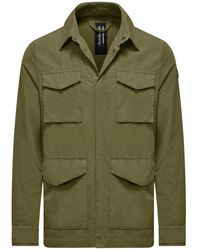Bomboogie - Cotton/Nylon Jas Met Kraag - Lyst