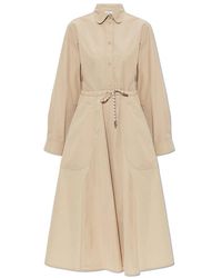 Moncler - Jurk Met Trekkoord - Lyst