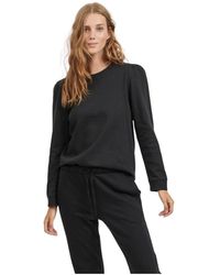 Vila - Rustie L/S Sweat Top - Lyst