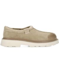 UGG - Suède Leren Platte Schoenen - Lyst