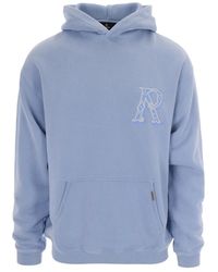 Represent - Hoodies & Sweatvesten ,Blauw ,Katoen Western Initial Hoodie - Lyst